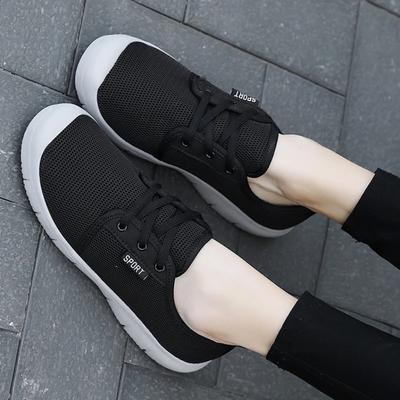 Весна/Лето 2025 Новые Женские Легкие Сетчатые Дышащие Повседневные Туфли Противоскользящие Износостойкие и Удобные Спортивные Туфли