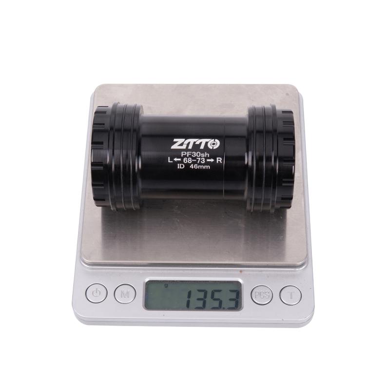 ZTTO PF30sh PF30 Adapter Ceramic Bearing Bicycle Press Fit Bottom Bracket Axle For MTB Road Bike Part 22 24mm Crankset Chainset