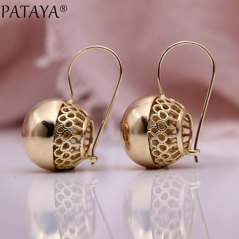 Сережки со сферическим дизайном от PATAYA