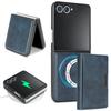 2 In 1 Magnetic Case For Samsung Galaxy Z Flip 7 6 5 4 3 Flip Cover Flip7 Flip6 Flip5 7 Cards Slots Holder Leather Phone Cover