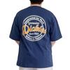 Мужская футболка Dickies, короткий рукав, 100% хлопок, принт на спине, нагрудный карман, M, L, LL, 10001882 (JP, Алфавит, L, 3405-D.BLUE/65)