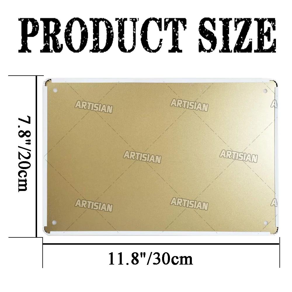 Artisian Pilot Metal Sign Flight Attendant Tin Plate Airplane Aviation Decorative Plaque Wall Decor Garage Bar Pub Club Hotel