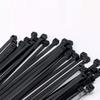500Pcs/pack Self-locking Plastic Nylon Cable Tie Black 5*300mm Cable Tie Fastening Ring 8*300mm Large Cable Zip Wrap Strap Ties
