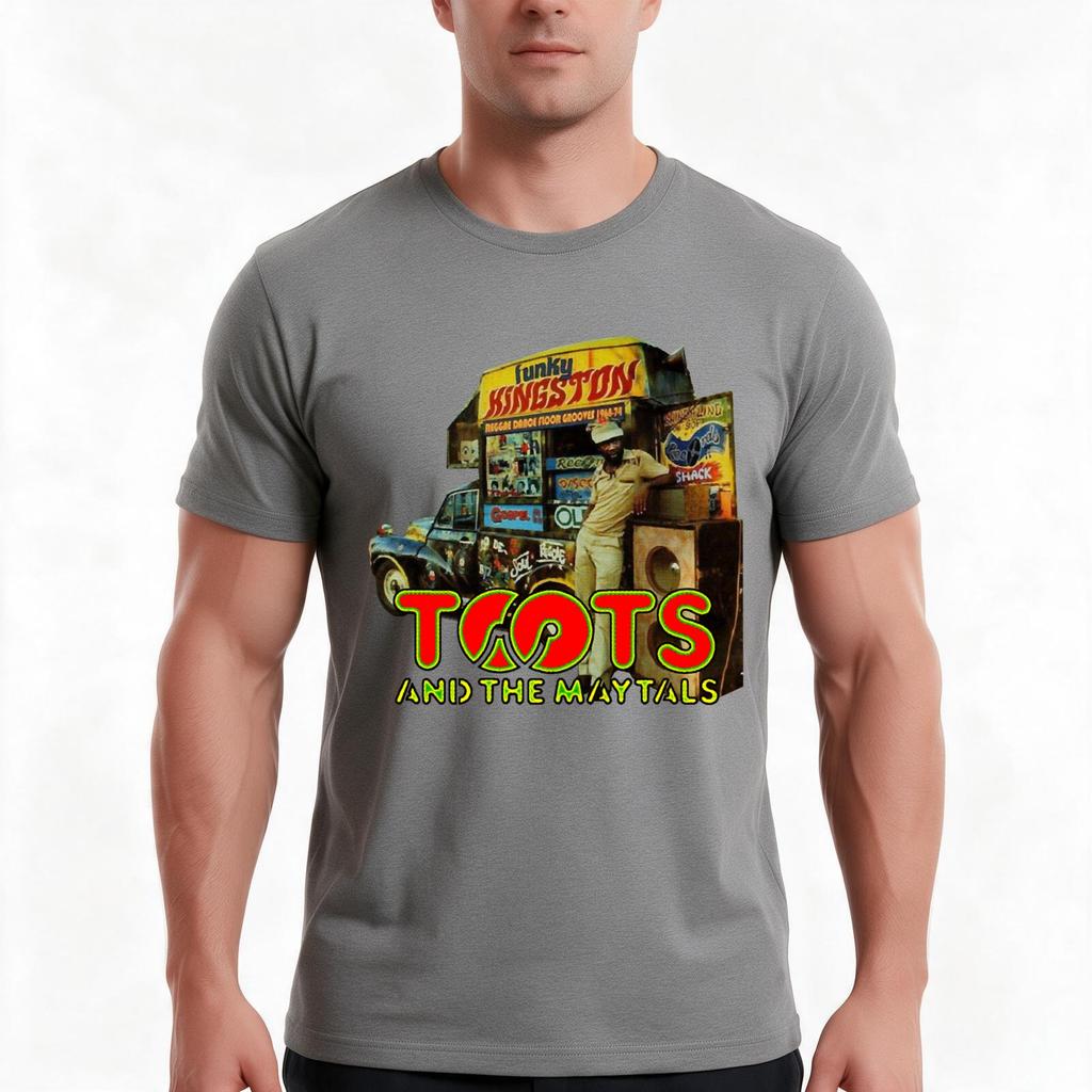 Toots And The Trio Maytals Funky Kingstonska Reggae Rocksteadyfunny You Love Tshirt Summer Casual Cotton Tee Unisex Unisex Unisex