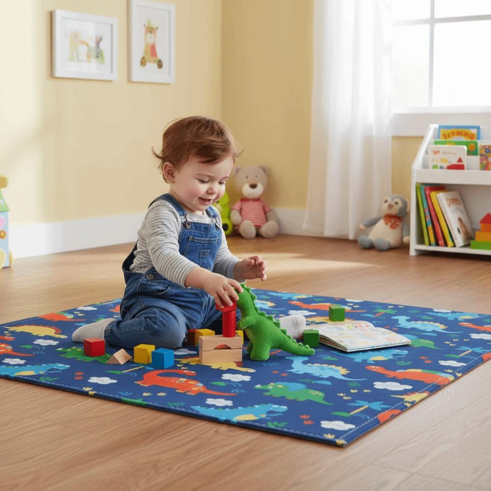 Portable Non-Slip Mat Large Size Children's Play Mat Waterproof Floor Mat Baby Feeding Time