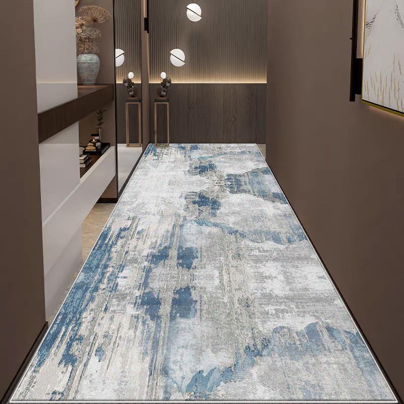 Современный ковер-дорожка для коридора для украшения прихожей, гостиной, дома, прохода, напольные коврики, роскошный декор прихожей, ковер-длинная полоса