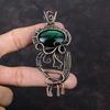 Green Fire Labradorite Pendant Copper Wire Wrapped Pendant Handmade Pendant Copper Jewelry Gemstone Pendant Labradorite Jewelry Gift For Him