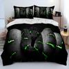 Snake Duvet Cover Set Serpent Comforter Bedding with 2 Pillowcases Comfortable and Breathable Scary Animals Style Quilt Covers