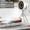 1 компл. Настольная вытяжка Портативная вытяжка с питанием от USB Съемная легко чистящаяся вытяжка для домашнего барбекю