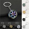 Цинк Цинковый сплав Брелок для ключей в виде автомобильного колеса Ступица колеса Шина Обод Держатель для ключей Индивидуальность Подарки