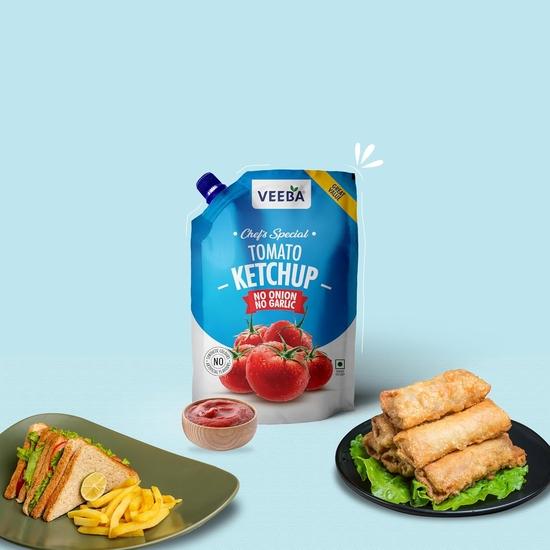 Veeba Foods Tomato Ketchup - NO Onion NO Garlic Chef's Special (900G)