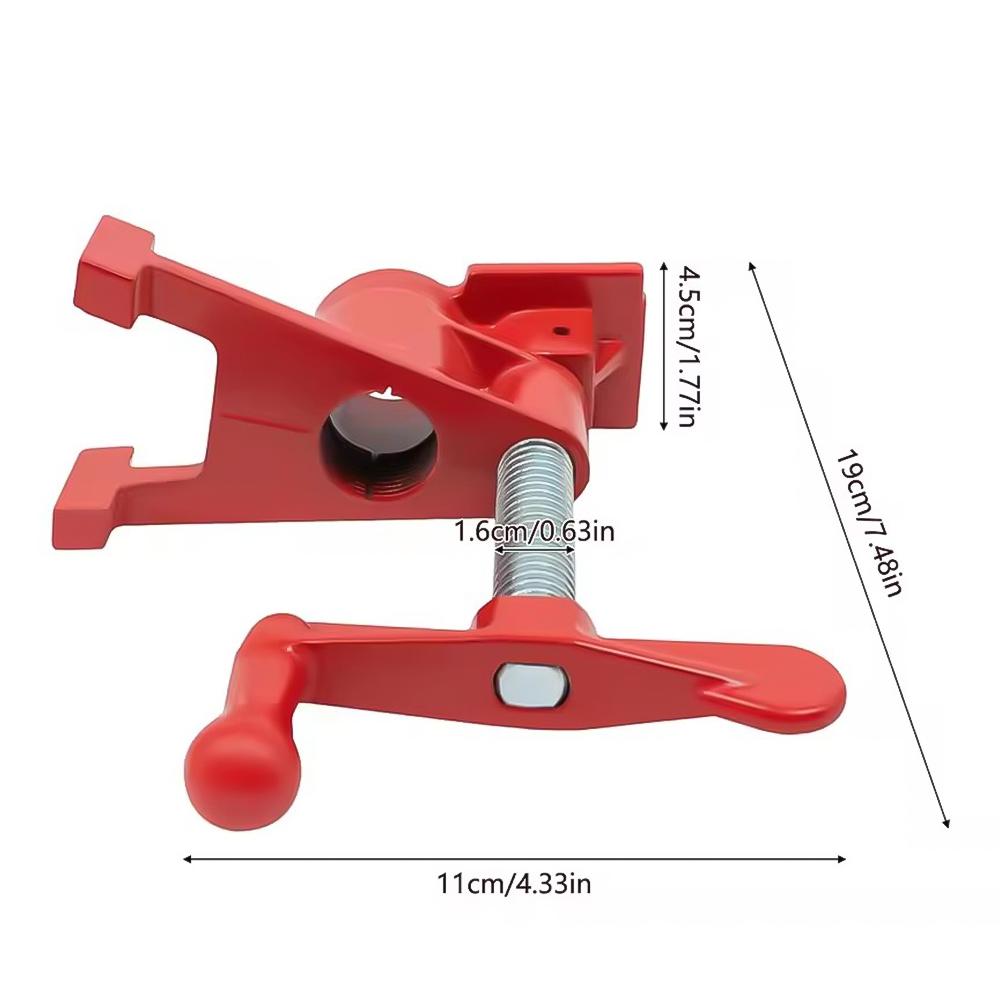 1/2" 3/4" Heavy Duty Pipe Clamp Wood Gluing Pipe Clamp Set Woodworking Board Conntacting Fixture Carpenter Hand Tool