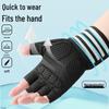 Unisex Half-Finger Fitness Gloves with Wrist Support
