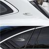 Car Metal Car Logo Decoration Supplies Swallow Leaf Shape 3D Three-dimensional Long Label Personality Decorative Side Label Car Sticker