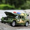1:32 Металлические Литые Бронированные Внедорожные Модели Миниатюрные Автомобили Игрушки Со Звуком Светом Полицейская Машина С Приводом Назад Машины Спецназа Подарки Для Мальчиков