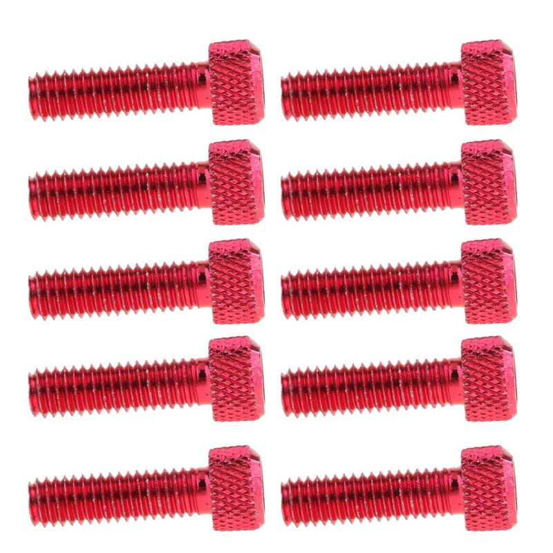 10pcs Red M6*20mm Aluminum Hex Socket Cap Head Screws Repair Tool M8 Socket Cap Screw Titanium Ti Bolt
