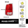 Светодиодный задний фонарь в сборе для 2013-2018 Dodge Ram 1500/2014-2018 Ram 2500 3500 со светодиодными лампами, прозрачный красный рассеиватель правая пассажирская и левая водительская сторона