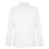 Boys Gentleman Blazer Notch Lapel Two Button Decorative Pockets Shoulder Pads Formal Suit Jacket