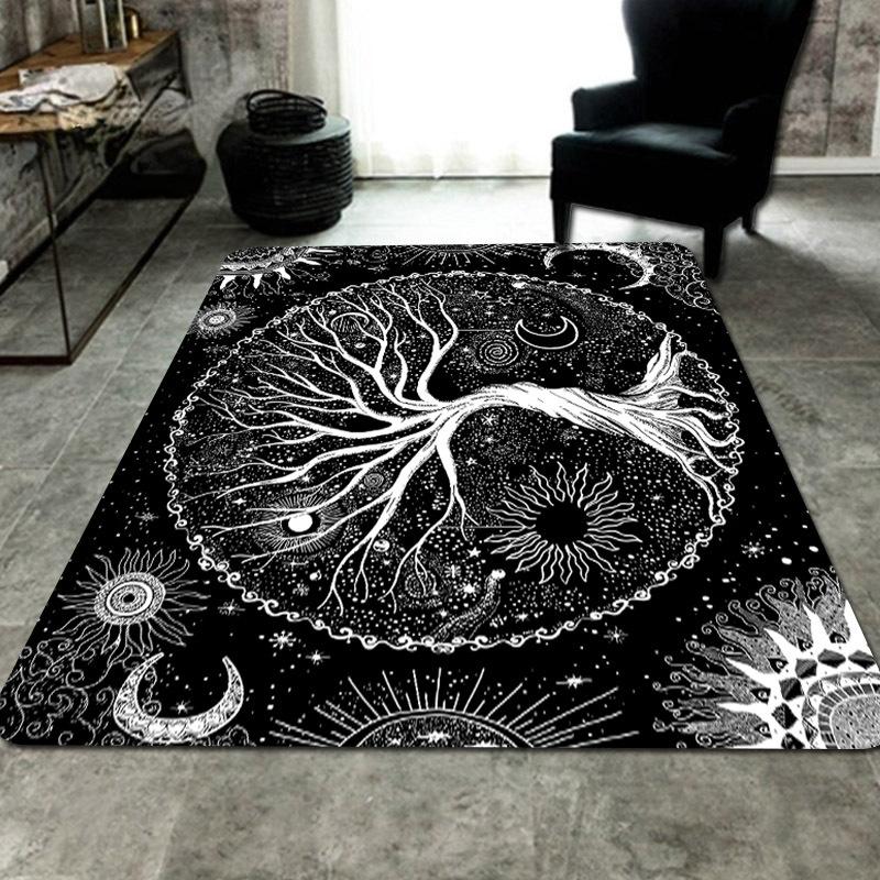 1 шт. против усталости кухонные коврики с принтом «Древо жизни» водонепроницаемый нескользящий толстый мягкий кухонный коврик сверхмощный комфортный коврик для кухни