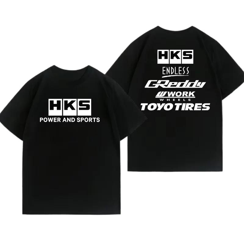 2026 Unisex Fashion Cool Tshirt Japan Jdm Modified Car Hks Endless Tshirt Unisex Unisex Vintage Casual Print Causaltshirt Top