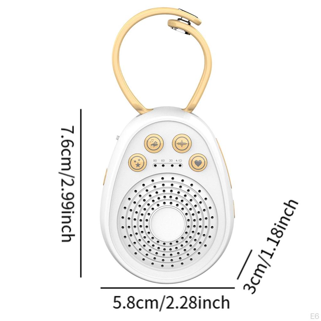Mini White Noise Machine Bedroom Supplies with Timer Function Sleep Aid Device Sleeping Soothing