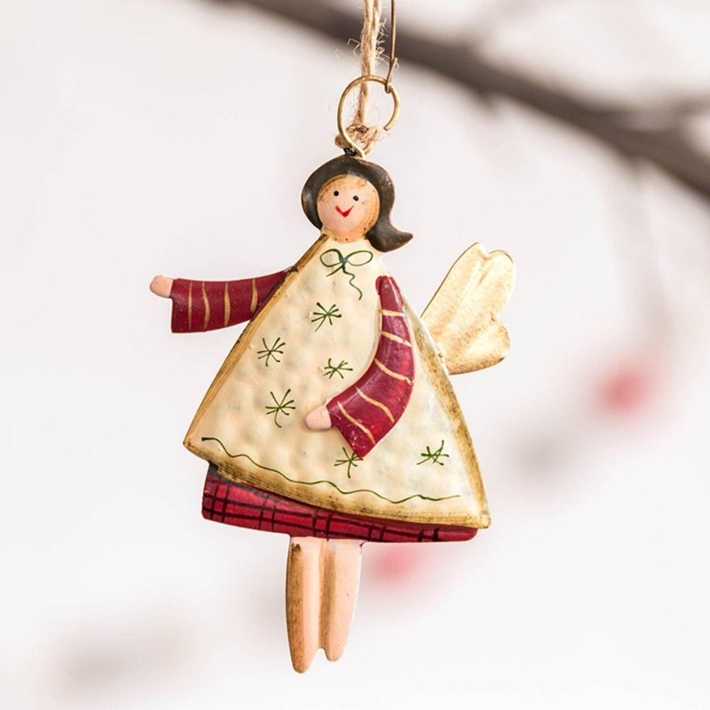 DIY Xmas Angel Girl Pendant Santa Claus Christmas Tree Accessories  New Year