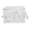 Multifunctional Toy Doll Storage Bag Household Large Capacity Portable Waterproof Book Sorting Organizer PVC Foldable Transparent Basket
