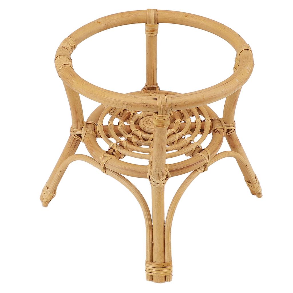 Plant Stand Flower Pot Rack Rattan Minimalist Stable 9.4in Diameter Planter Holder for Indoor