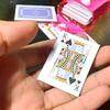 1/5 шт. Красочный мини-брелок для покера, новинка, карманный брелок для игральных карт, подарок на День благодарения, день рождения, сувениры для вечеринки, игровой аксессуар