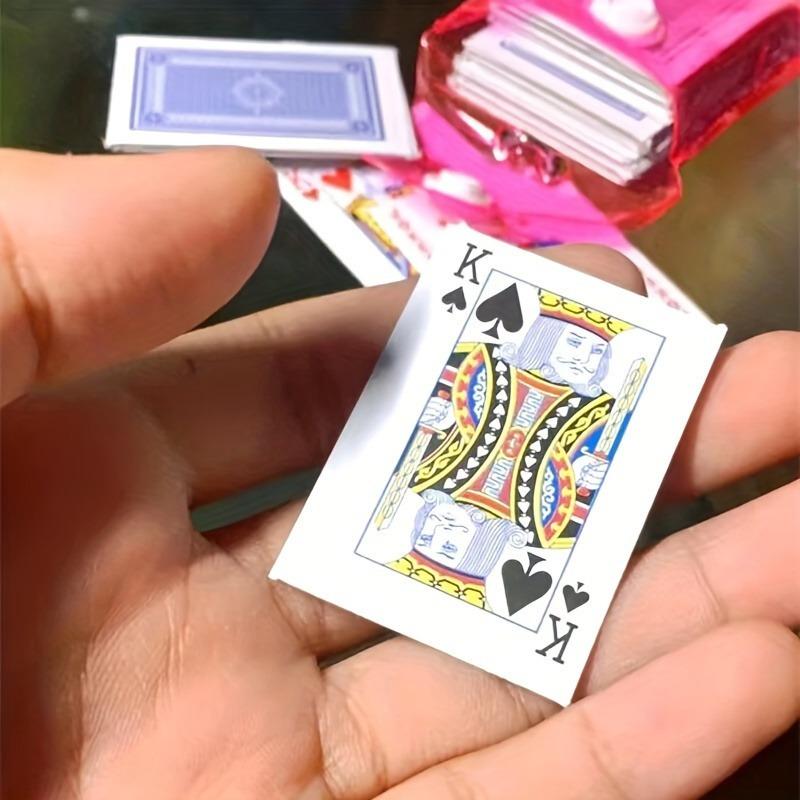1/5 шт. Красочный мини-брелок для покера, новинка, карманный брелок для игральных карт, подарок на День благодарения, день рождения, сувениры для вечеринки, игровой аксессуар