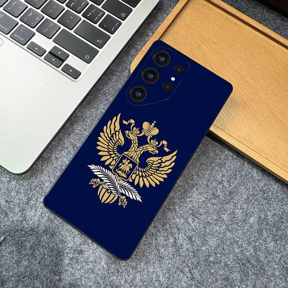 Russian Flag Phone Case For Samsung S 24 Fe 25 Ultra Plus 20 Lite 21 30 22 23 24 22 Ultra 5G Fundas