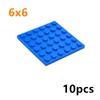 10 шт. DIY Тонкая пластина 3958 Классические строительные блоки 6x6 точек Фигурки Образовательные Креативные детали Совместимые кирпичики Leduo Детские игрушки