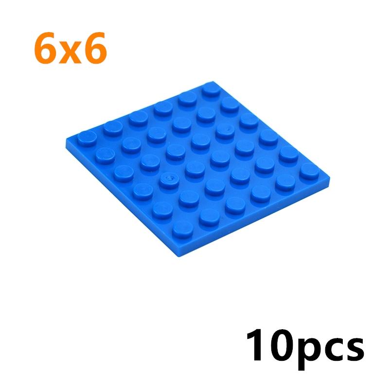 10 шт. DIY Тонкая пластина 3958 Классические строительные блоки 6x6 точек Фигурки Образовательные Креативные детали Совместимые кирпичики Leduo Детские игрушки