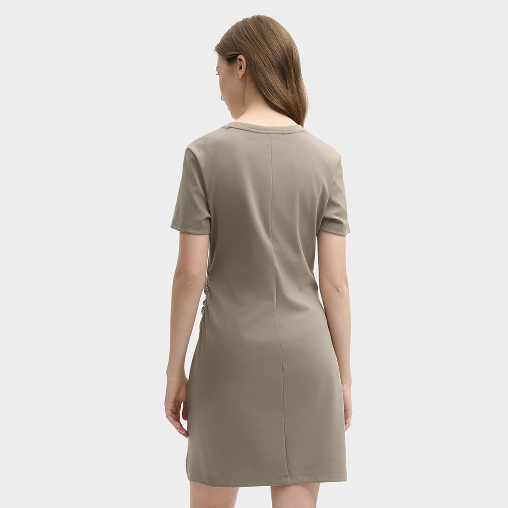 New FILA ORIGINALE Short Sleeved Dress Women's Steam Gray F51W529313F-GY