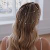 Women Headband with Imitation Pearls Tassel Droplet Design Wedding Hair Hoop Birthdays Parties Hair