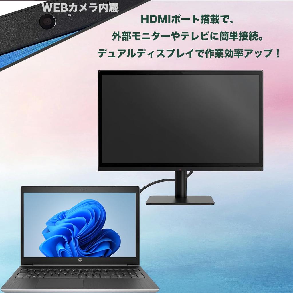 Восстановленный HP ProBook 450 G5 Intel Core i5 7200U 16 ГБ Windows 11 Pro Office USB Японская клавиатура с цифровой панелью Б/у, ноутбук, 15,6 дюйма,