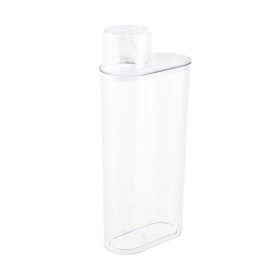 Sealed Food Storage Container Transparent Airtight Grain Canister Food Storage Bin with Pour Spout for Rice Beans Flour Snacks Kitchen