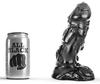 AB25 Dagger All Black Dildo 14 X 4.8cm - All Black - Black Dildos