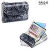 Женский клатч из натуральной кожи с RFID-защитой: Короткий модный кошелек большой вместимости