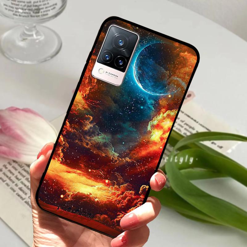 Для vivo V21 5G 4G V21E Чехол Мягкий Силиконовый Телефон TPU Coque Чехол для Vivo V21E v21 V 21e 21 V2050 V2061 Защитный Fundas Оболочка