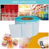 800 Counts Adhesive Thermal Label Water Resistant Adhesive White Sticker Blank Address Labels For Shipping Packaging