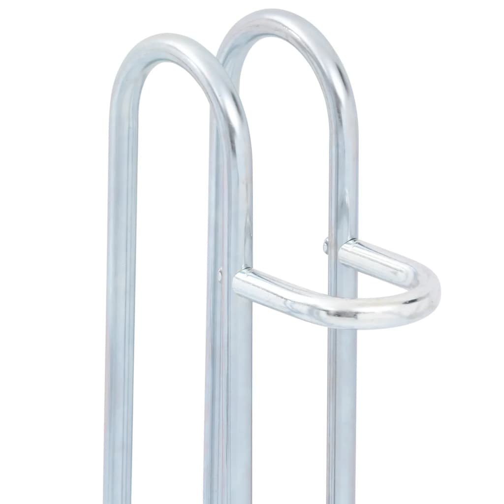 2 Bike Freestanding Bike Stand Galvanized Steel