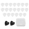 Guitar Pick Set Metal Electric Guitars Bass Picks with Storage Boxes for Musical Instruments