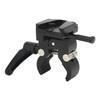 V Lock Battery Adapter with Crab Clamp Aluminum Alloy Mount Accessories for Tripod Light Stand Rod