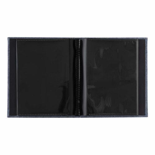 Nakabayashi Cotto Black Mount Photo Album Welded Type L Size 1 Tier Pocket Mount Blue A COPL 241 B