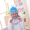 Девушка сердце мультяшная синий кит капюшон шляпа смешной милый реквизит для селфи съемка капюшон