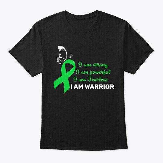 Powerful Fearless Traumatic Brain Injury TShirt Size S To 5xl