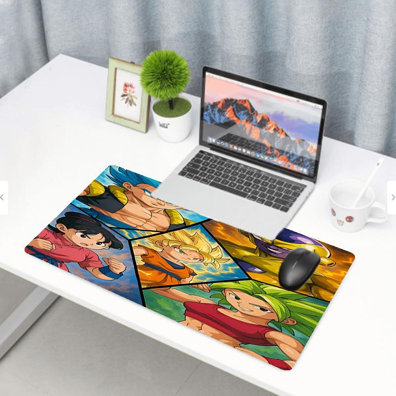 Dragon Ball Print Mouse Pad, Anti‑Slip Desktop keyboard Mat, for PC Laptop Gaming Working Daily Use, Cool Festival Surprise Gift
