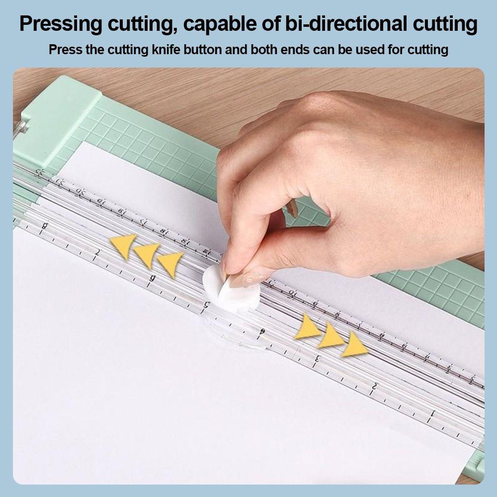 1Pcs Plastic Paper Trimmer A4 Paper Cutting Machine Durable Paper Slide Cutter Home Crafts Tool
