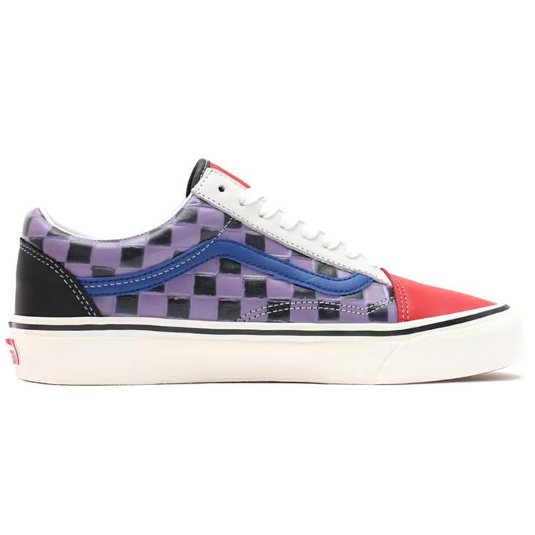 Vans Унисекс Old Skool 36 Dx Низкие кеды Фиолетовый/Красный/Белый VN0A54F39XM